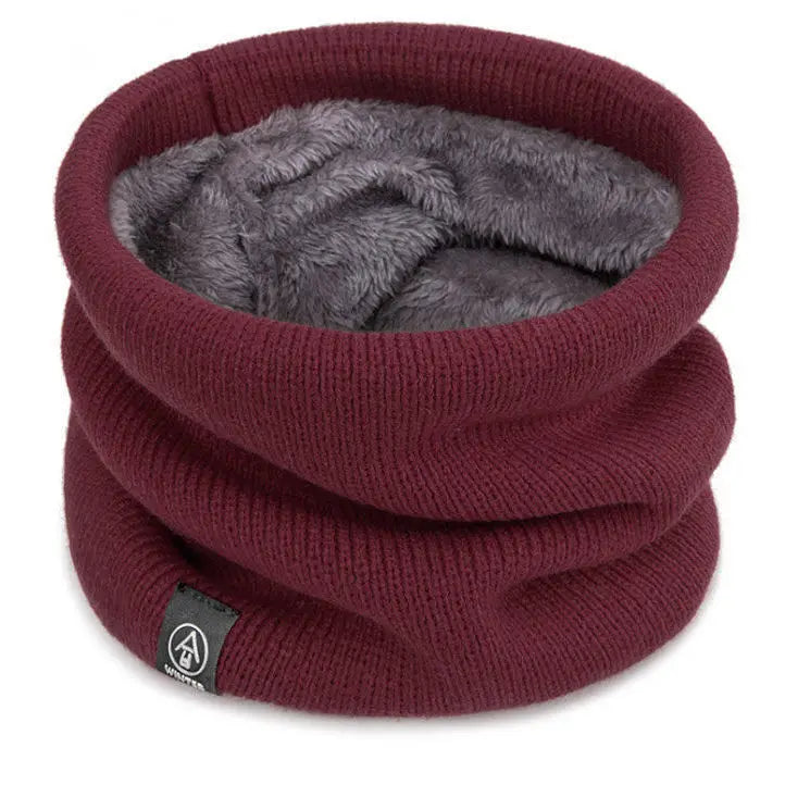 Winter Neck Warmer Scarf Fleece Lined Windproof Gaiter Soft Thermal Insulation for Men Women Halloween Christmas Gift Accessory