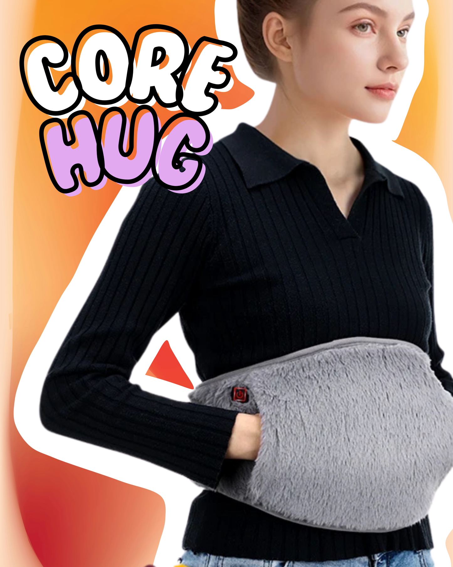 CoreHug (Grey) - Waist + Hand heater for HER